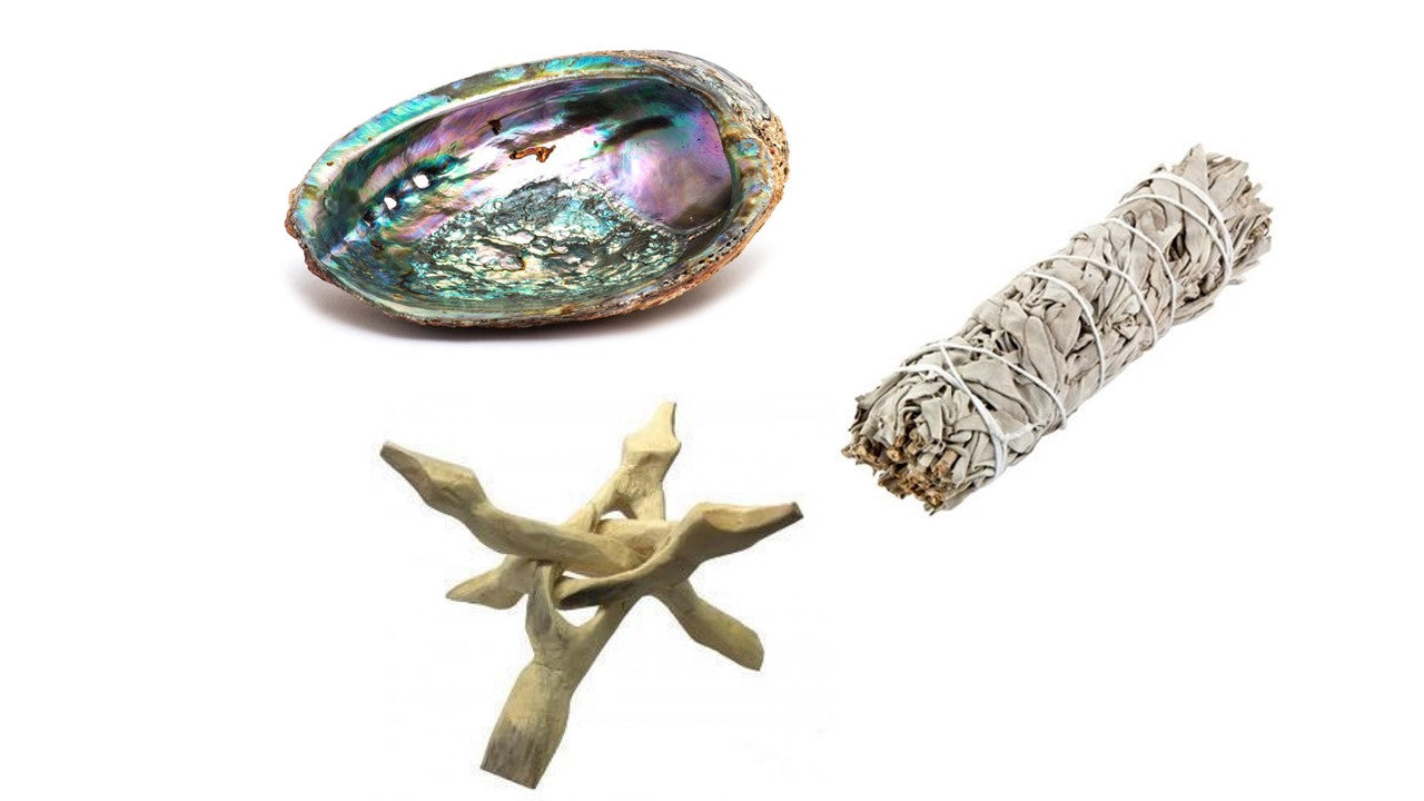 Abalone Shell - Smudging Kit Options